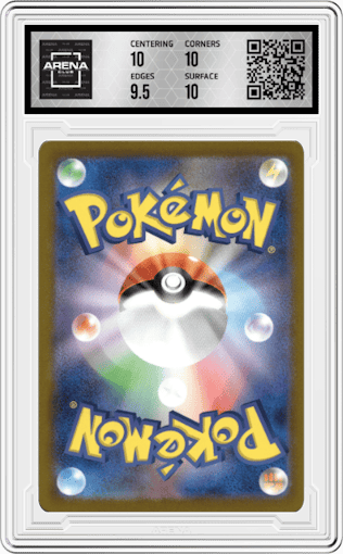 Voltorb from the 2023 Pokemon SV JPN set graded by Arena Club and given an overall grade of 10.