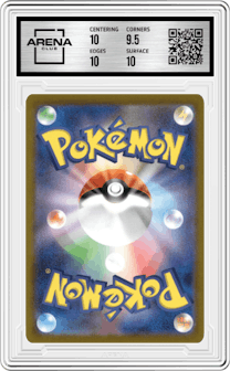 Magnemite from the 2023 Pokemon SV JPN set graded by Arena Club and given an overall grade of 10.