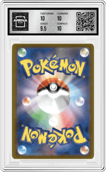 Graveler from the 2023 Pokemon SV JPN set graded by Arena Club and given an overall grade of 10.