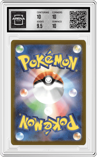 Ekans from the 2023 Pokemon SV JPN set graded by Arena Club and given an overall grade of 10.