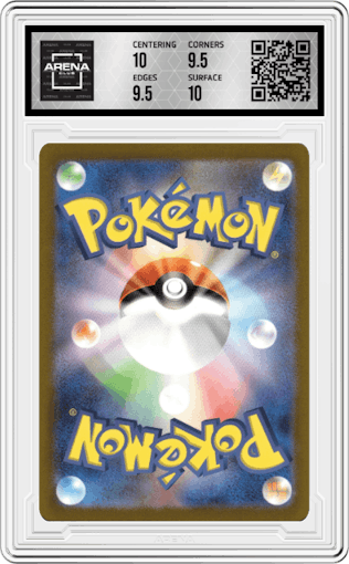 Mr. Mime from the 2023 Pokemon SV JPN set graded by Arena Club and given an overall grade of 10.