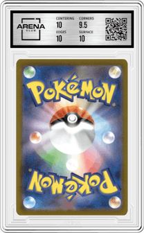 Magnemite from the 2023 Pokemon SV JPN set graded by Arena Club and given an overall grade of 10.