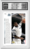 Shaquille O'Neal from the 1992-93 UD McDonald's set graded by Arena Club and given an overall grade of 10.