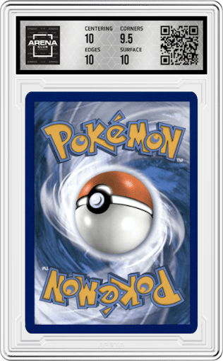 Cacturne from the 2023 Pokemon SV set graded by Arena Club and given an overall grade of 10.