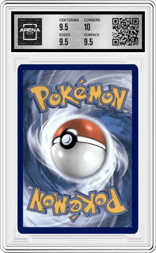 Electabuzz from the 2022 Pokemon SWSH set graded by Arena Club and given an overall grade of 10.