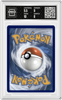 Cubone from the 2022 Pokemon SWSH set graded by Arena Club and given an overall grade of 8.5.