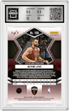 Kevin Love from the 2021-22 Panini Mosaic  set featuring a Choice Nebula parallel graded by Arena Club and given an overall grade of 10.