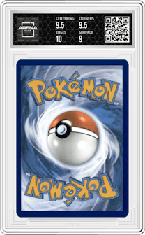 Banette EX from the 2023 Pokemon SV set graded by Arena Club and given an overall grade of 9.5.