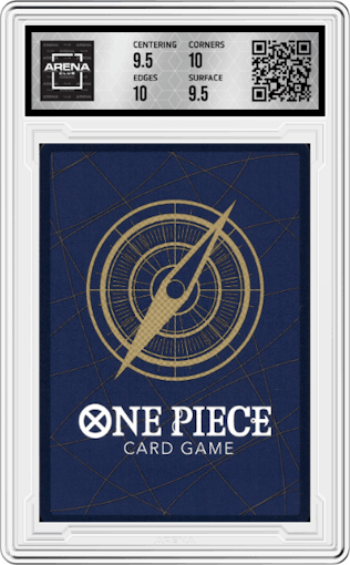 Portgas D Ace from the 2022 One Piece set graded by Arena Club and given an overall grade of 10.