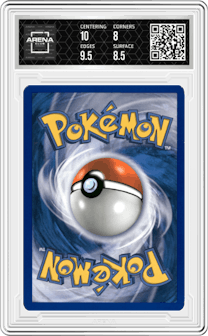 Fossil Excavator from the 2007 Pokemon D&P set graded by Arena Club and given an overall grade of 8.5.