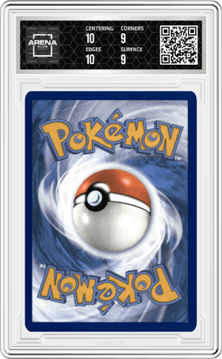 Bibarel from the 2023 Pokemon SWSH set graded by Arena Club and given an overall grade of 9.5.