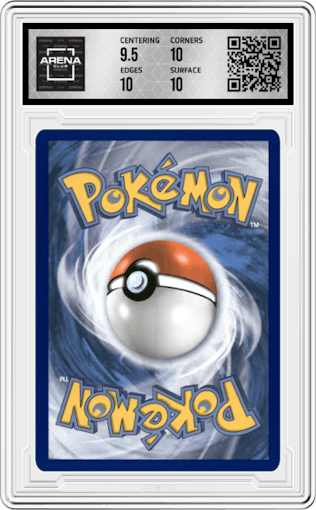 Hala from the 2017 Pokemon S&M set graded by Arena Club and given an overall grade of 10.