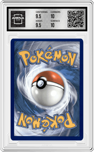 Zacian V from the 2023 Pokemon SWSH set graded by Arena Club and given an overall grade of 10.