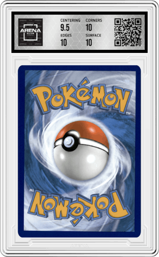 Hisuian Zoroark VSTAR from the 2022 Pokemon SWSH set graded by Arena Club and given an overall grade of 10.