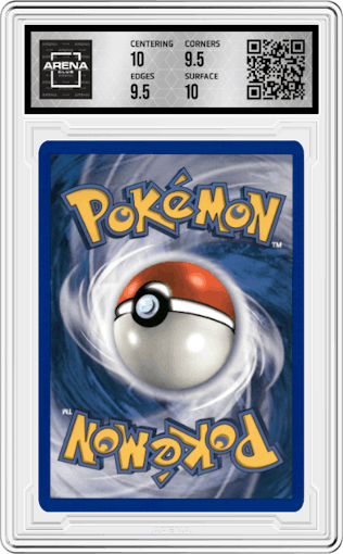 Exeggcute from the 2003 Pokemon E-CARD set graded by Arena Club and given an overall grade of 10.