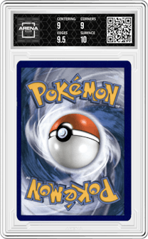 Beedrill from the 2016 Pokemon XY set graded by Arena Club and given an overall grade of 9.5.