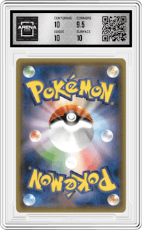 M Ampharos EX from the 2015 Pokemon XY JPN set graded by Arena Club and given an overall grade of 10.