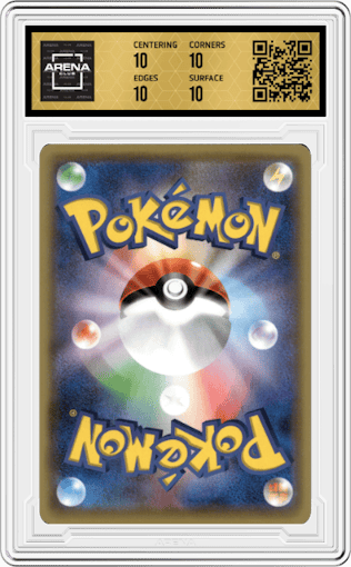 Zygarde EX from the 2016 Pokemon XY JPN set graded by Arena Club and given an overall grade of 10.