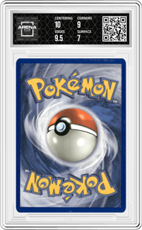 Delcatty from the 2006 Pokemon EX set graded by Arena Club and given an overall grade of 7.5.