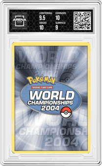 Team Magma's Claydol
 from the 2004 Pokemon World Championship set graded by Arena Club and given an overall grade of 9.5.