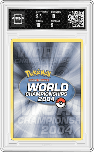 Team Magma's Claydol
 from the 2004 Pokemon World Championship set graded by Arena Club and given an overall grade of 9.5.