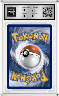 Jirachi from the 2019 Pokemon S&M  set graded by Arena Club and given an overall grade of 10.