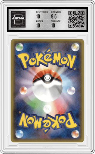 Rhyperior from the 2014 Pokemon XY JPN set graded by Arena Club and given an overall grade of 10.