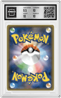 Sylveon GX from the 2017 Pokemon S&M JPN  set graded by Arena Club and given an overall grade of 10.