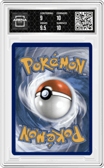 Galarian Articuno V from the 2022 Pokemon SWSH set graded by Arena Club and given an overall grade of 9.5.