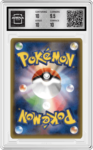 M Mewtwo EX from the 2015 Pokemon XY JPN set graded by Arena Club and given an overall grade of 10.