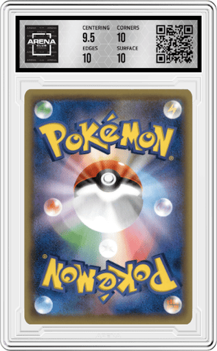 Swampert from the 2016 Pokemon XY JPN set graded by Arena Club and given an overall grade of 10.