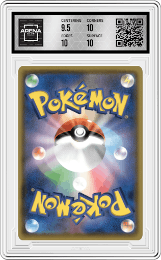 Raikou from the 2020 Pokemon SWSH JPN set graded by Arena Club and given an overall grade of 10.