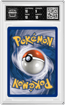 Venusaur from the 2007 Pokemon D&P set graded by Arena Club and given an overall grade of 9.5.