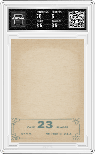 Bill Mazeroski from the 1965 Topps set graded by Arena Club and given an overall grade of 4.