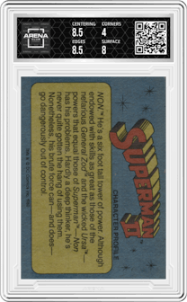 The Tables are Turned! from the 1980 Topps Superman II set graded by Arena Club and given an overall grade of 4.5.