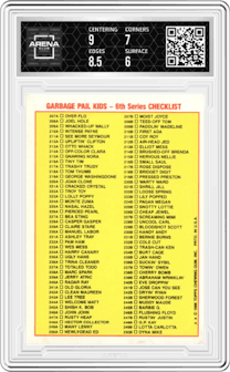 Hector Collector from the 1986 Topps Garbage Pail Kids set graded by Arena Club and given an overall grade of 6.5.