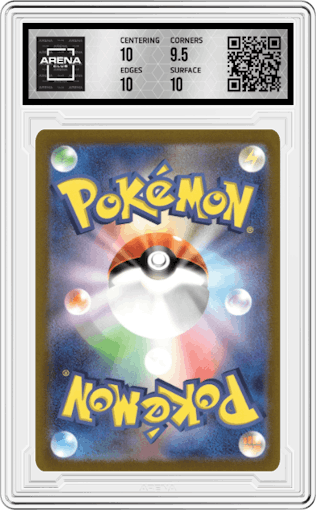 Aerodactyl from the 2023 Pokemon SV JPN set graded by Arena Club and given an overall grade of 10.
