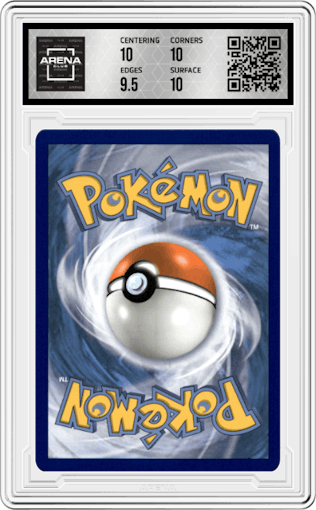Pokemon Breeder's Nurturing from the 2020 Pokemon SWSH set graded by Arena Club and given an overall grade of 10.