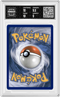 M Venusaur EX from the 2016 Pokemon XY set graded by Arena Club and given an overall grade of 9.5.