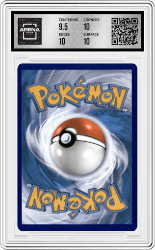 Zamazenta V from the 2022 Pokemon SWSH set graded by Arena Club and given an overall grade of 10.