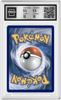 Flying Pikachu from the 2016 Pokemon XY set graded by Arena Club and given an overall grade of 10.