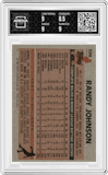 Randy Johnson from the 1983 Topps set graded by Arena Club and given an overall grade of 9.
