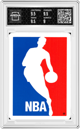 Michael Jordan from the 1988 Fournier Estrellas set graded by Arena Club and given an overall grade of 9.5.