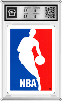 Michael Jordan from the 1988 Fournier Estrellas set graded by Arena Club and given an overall grade of 10.