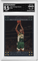 Kevin Durant from the 2007-08 Topps Chrome set graded by Arena Club and given an overall grade of 9.5.