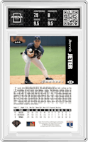 Derek Jeter from the 1994 Upper Deck Collector’s Choice set graded by Arena Club and given an overall grade of 8.