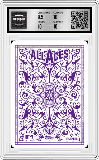 Shohei Ohtani from the 2023 Topps  set graded by Arena Club and given an overall grade of 10.