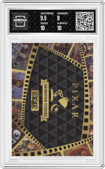 Mr. Ray from the 2023 Card Fun Disney Pixar 37th Anniversary Oscar Honors set graded by Arena Club and given an overall grade of 9.5.