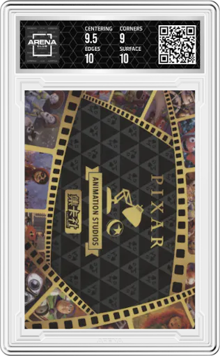 Mr. Ray from the 2023 Card Fun Disney Pixar 37th Anniversary Oscar Honors set graded by Arena Club and given an overall grade of 9.5.