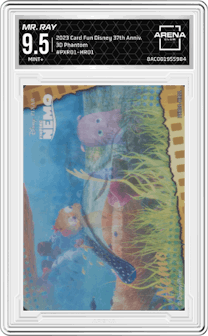 Mr. Ray from the 2023 Card Fun Disney Pixar 37th Anniversary Oscar Honors set graded by Arena Club and given an overall grade of 9.5.